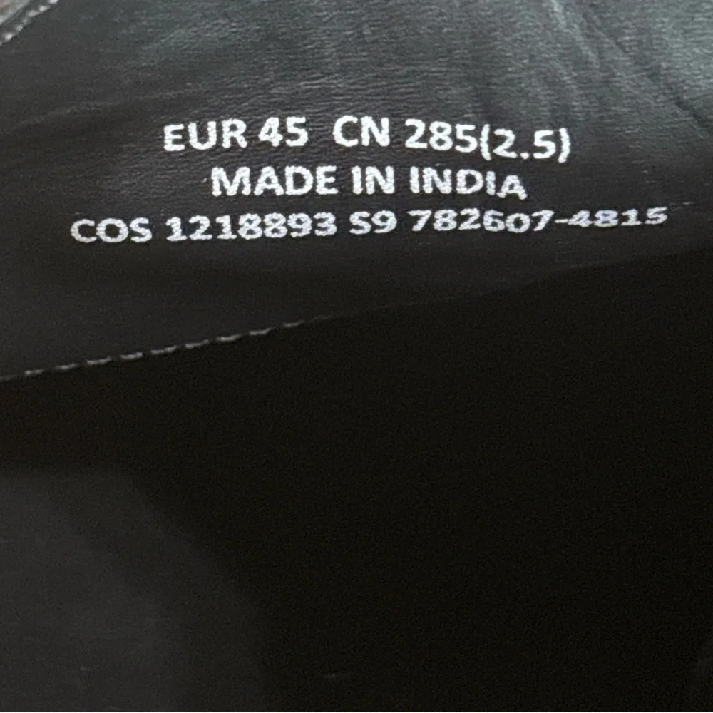 COS Chunky Suede Derby Shoes Dark Brown Men’s EU 45 US 12